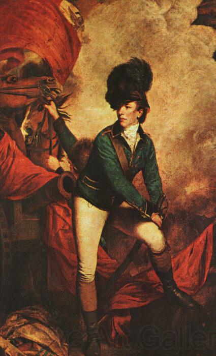Sir Joshua Reynolds General Sir Banastre Tarleton Spain oil painting art